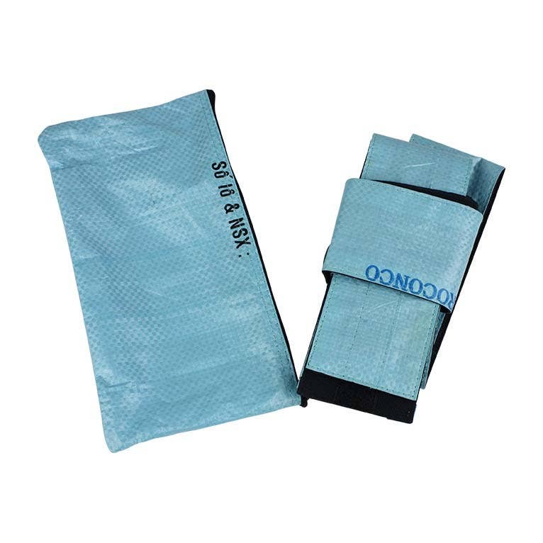 Yoga Mat Strap and Pouch Lite Blue