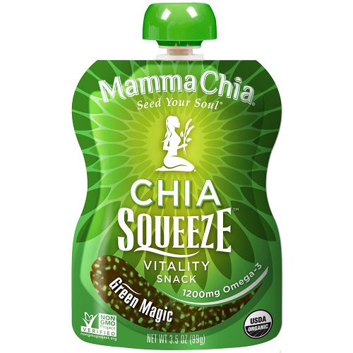 Mamma Chia Organic Green Magic Squeeze (16x3.5 OZ)