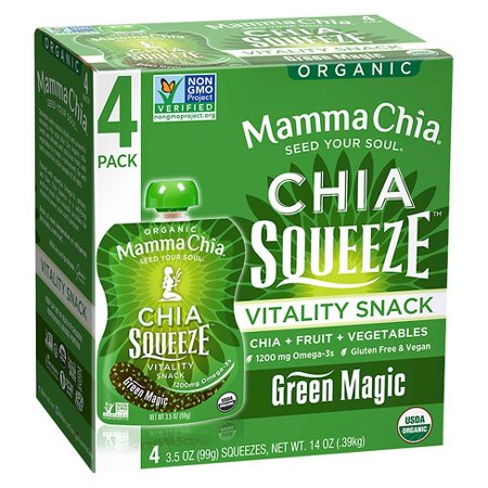 Mamma Chia Organic Green Magic Squeeze (6x35 OZ)