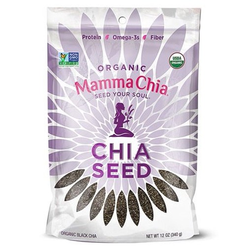 Mamma Chia Organic Black Chia Seeds (4x12 OZ)