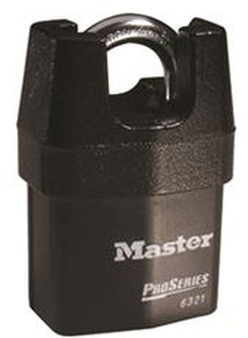 Master Lock Boron Shackle Pro Series Padlock - Keyed Different - 0.31" Shackle Diameter - Cut Resistant, Pry Resistant - Steel -
