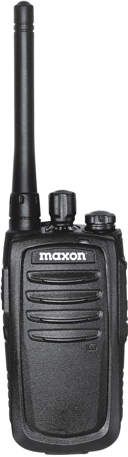 Maxon - Spartan 400-470 Mhz Uhf 2 Watt 16 Channel Professional Handheld Radio With Vox, Ctss/Dcs With Rechargeable Battery & Des
