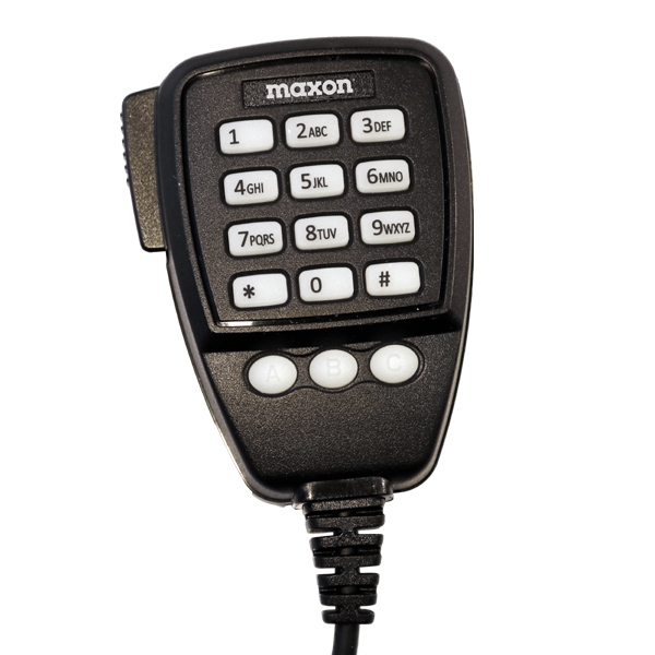 MAXON - ACC800DT HEAVY DUTY DTMF TOUCH TONE MICROPHONE FOR THE TM2000 & TM8000 RADIO