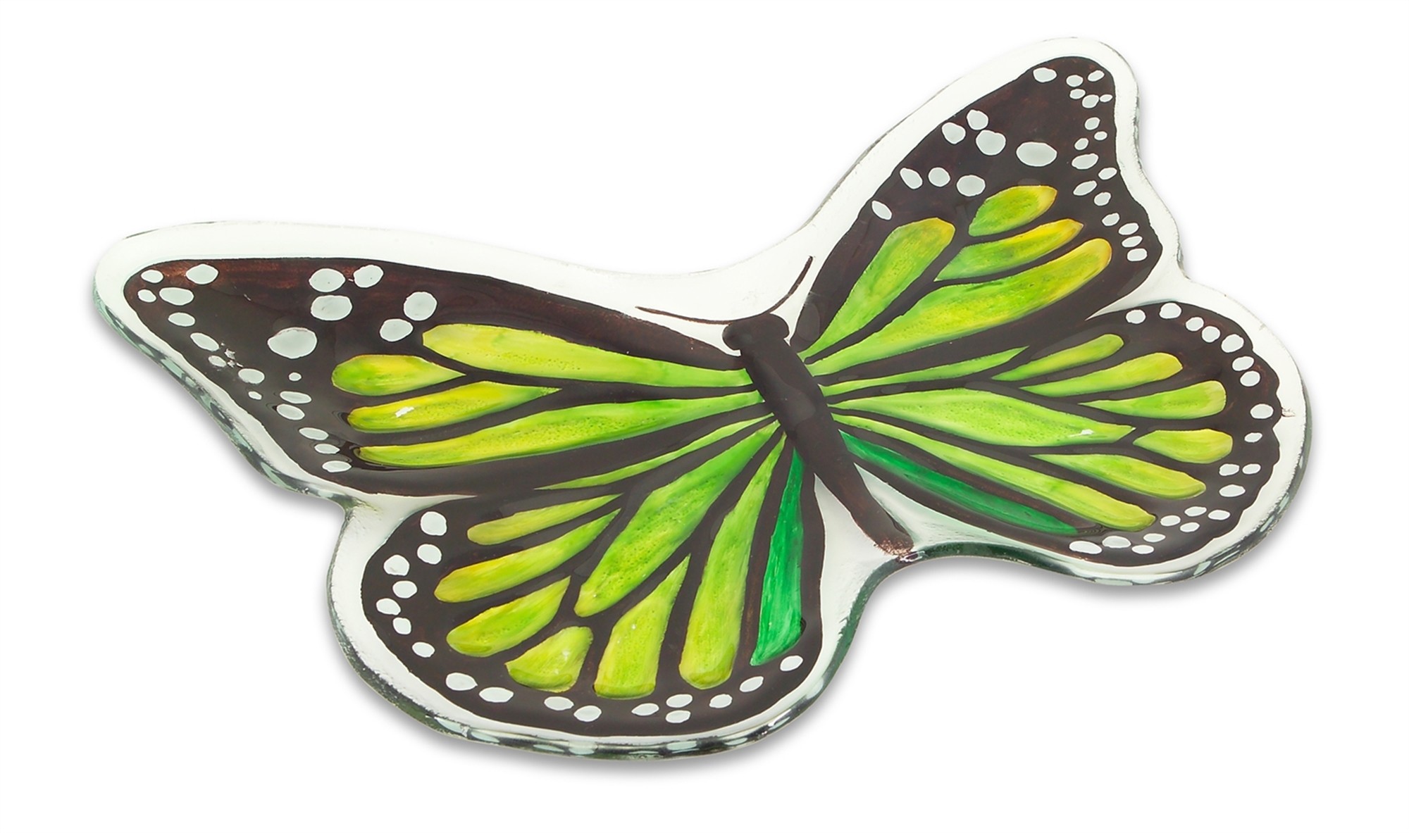 Butterfly Plate (Set of 3) 18"L Glass