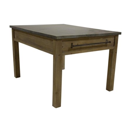Coffee Table 47"Lx36"Wx29.5"H Wood/Metal