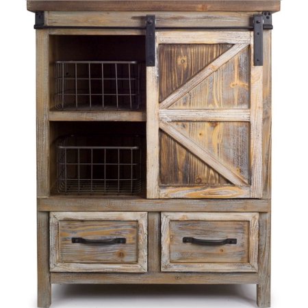 Cabinet w/Baskets 31.5" x 39.5"H Wood
