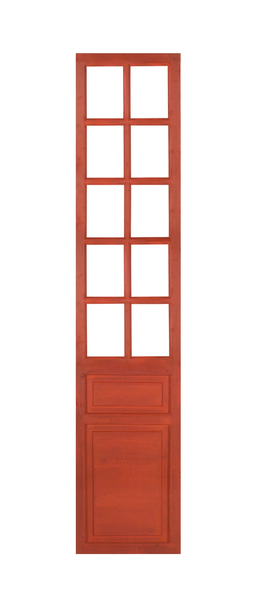 Door Panel RED (Set of 2) 17" x 80"H Wood