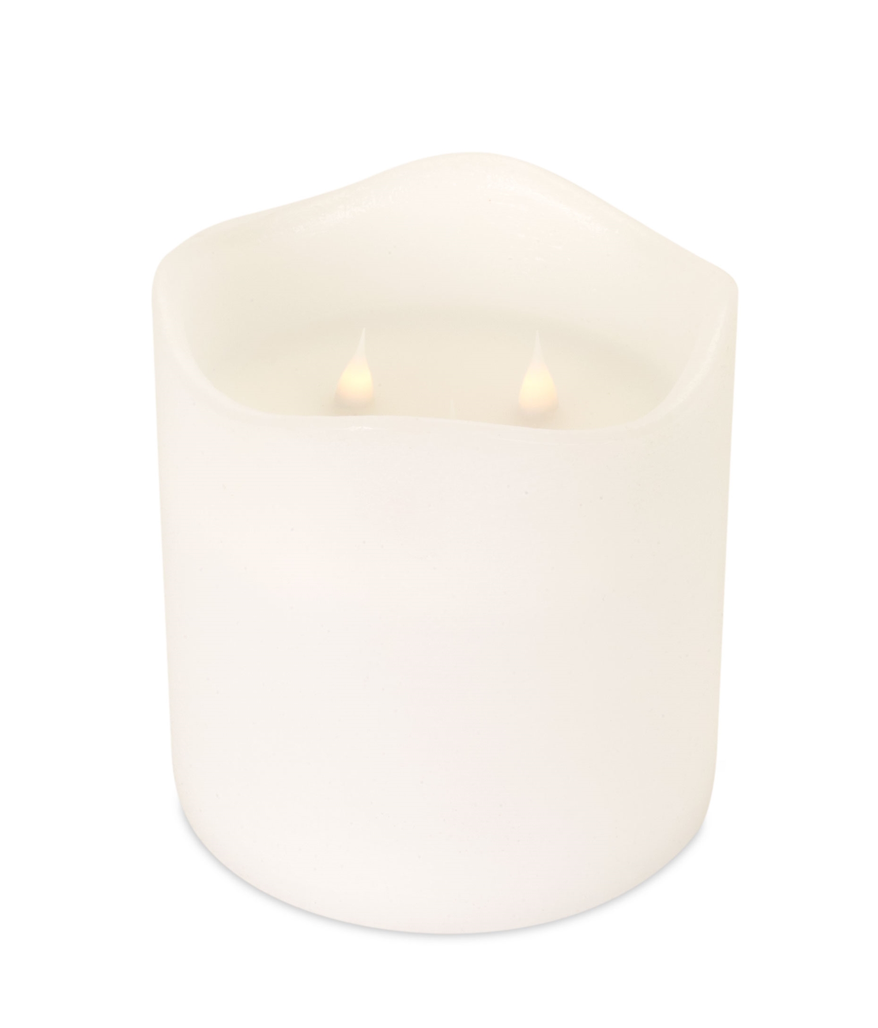 Candle 6"D x 6"H Wax/Plastic