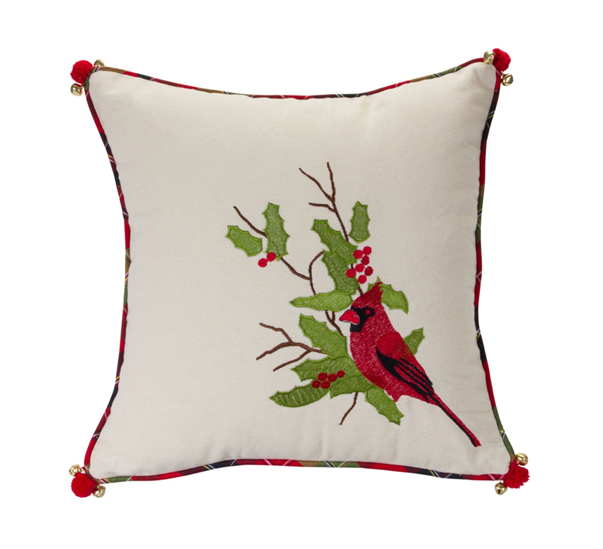 Cardinal Pillow 17" Cotton