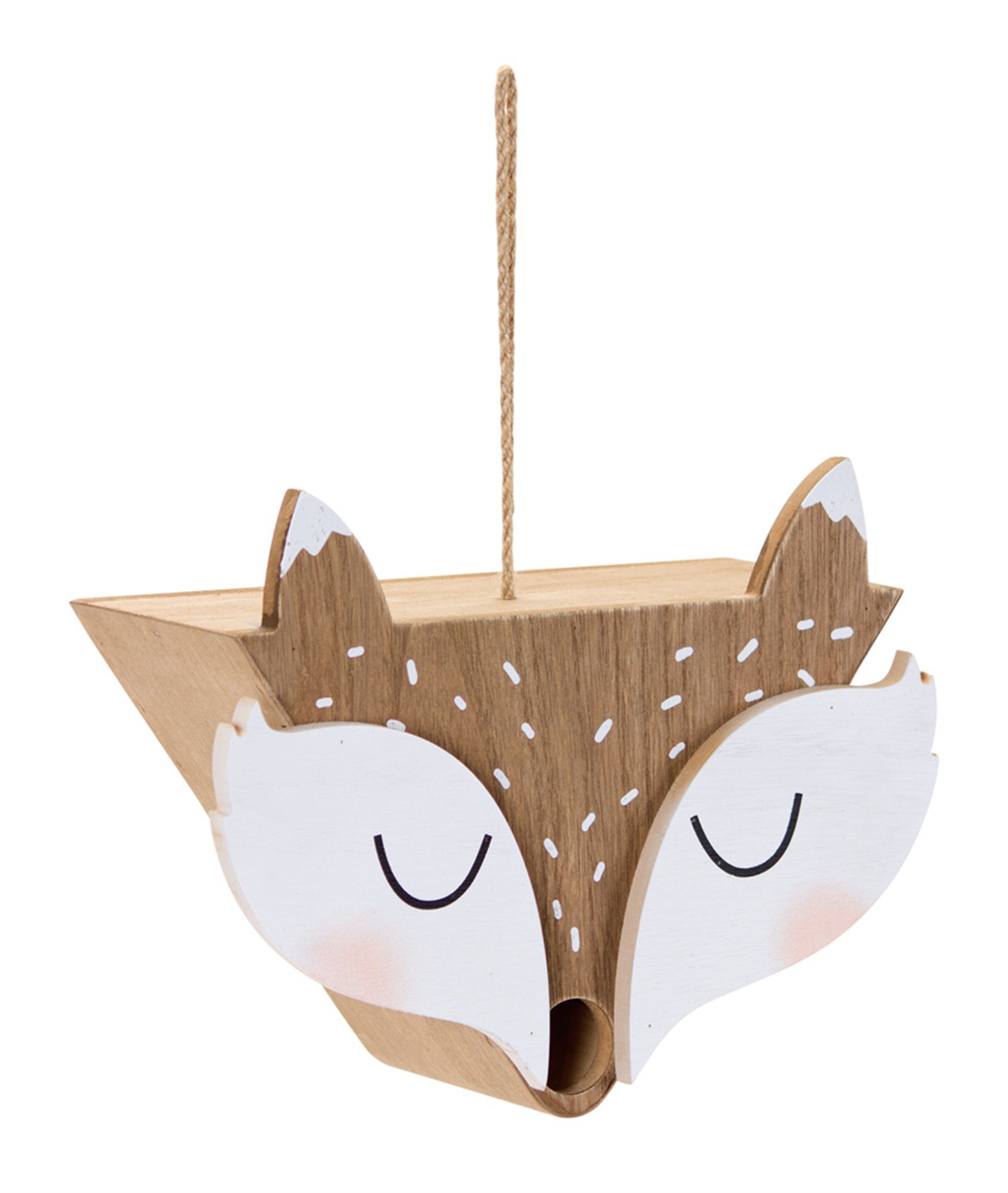 Fox Birdhouse (Set of 2) 10.25" x 9"H MDF