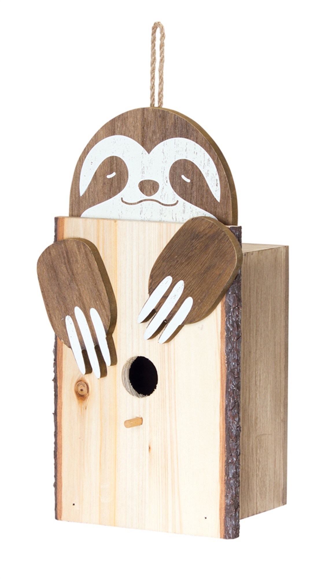 Sloth Birdhouse (Set of 2) 6.25" x 12"H MDF/Wood