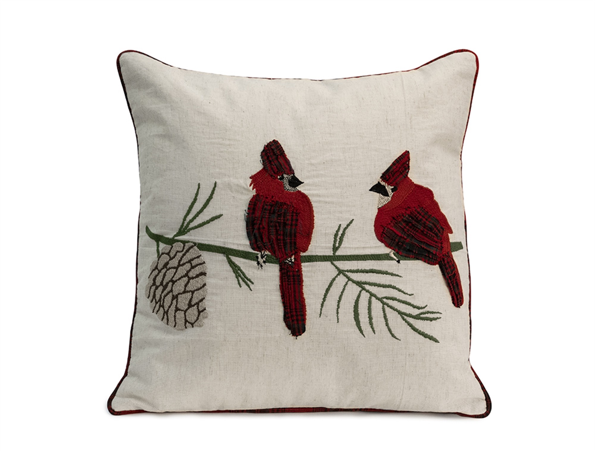 Cardinal Pillow 18"SQ Cotton