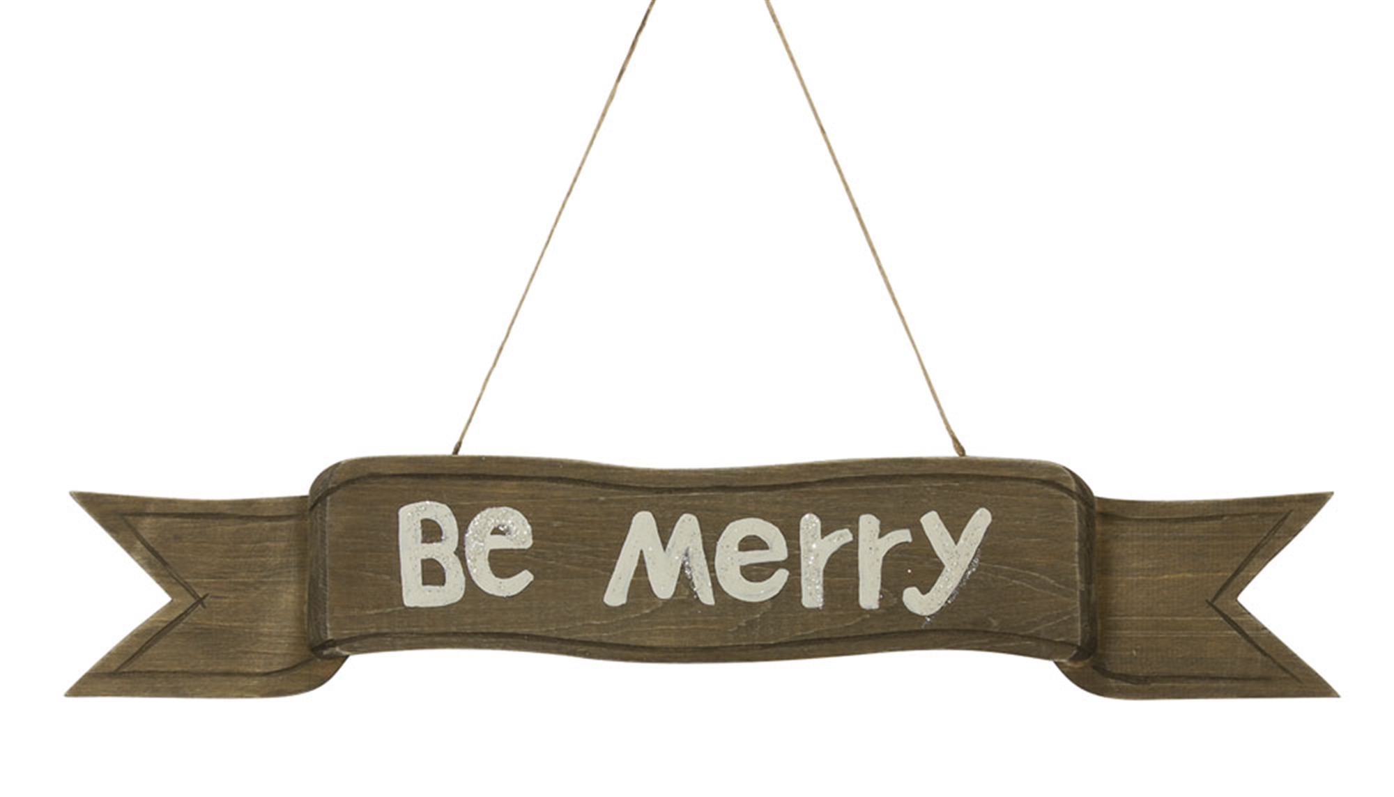 Be Merry Plaque 19"L x 11"H (Set of 6) Wood
