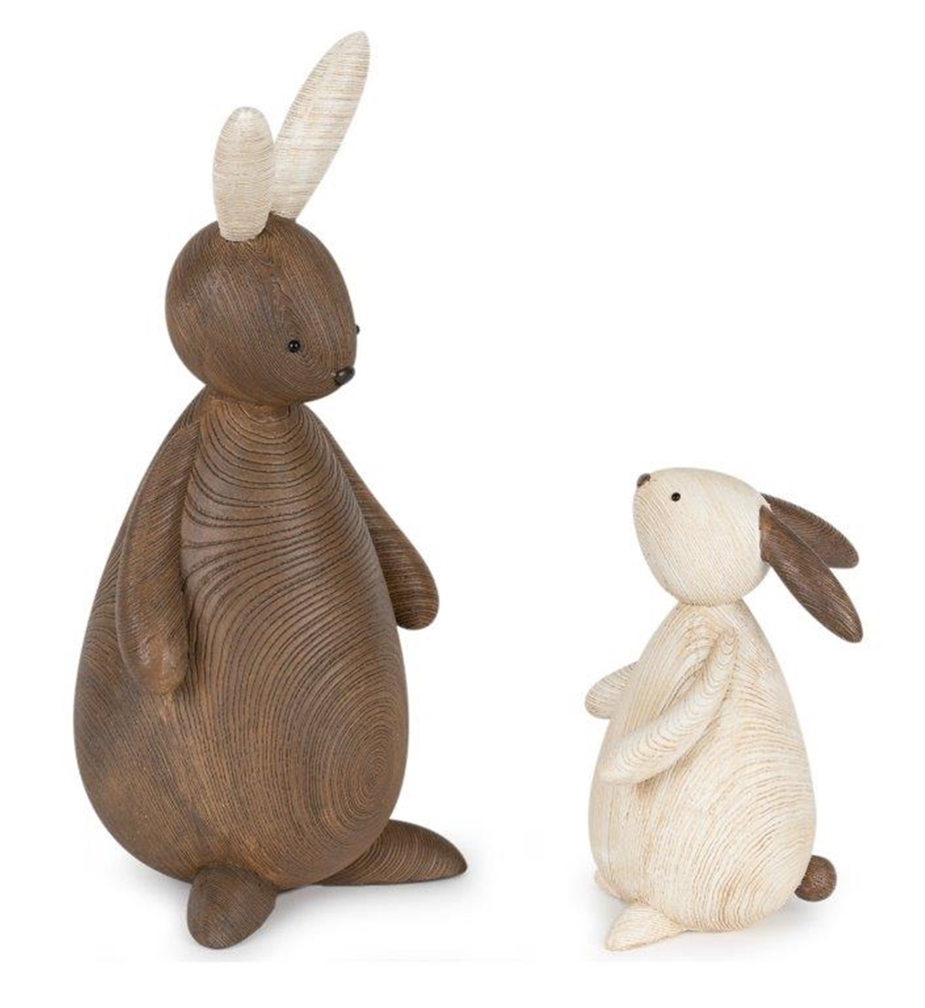 Bunny (Set of 2) 5.75"H, 10.5"H Resin