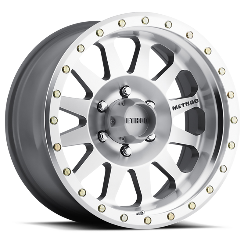 17X8.5 DOUBLE STANDARD 5X5.5 4.75IN B/S 0 O/S MACHINED/CLEAR COAT
