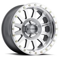17X8.5 DOUBLE STANDARD 6X5.5 4.75IN B/S 0 O/S MACHINED/CLEAR COAT