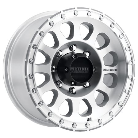 MR315, 17X8.5, 0MM OFFSET, 5X5, 71.5MM CENTERBORE, MACHINED/CLEAR COAT
