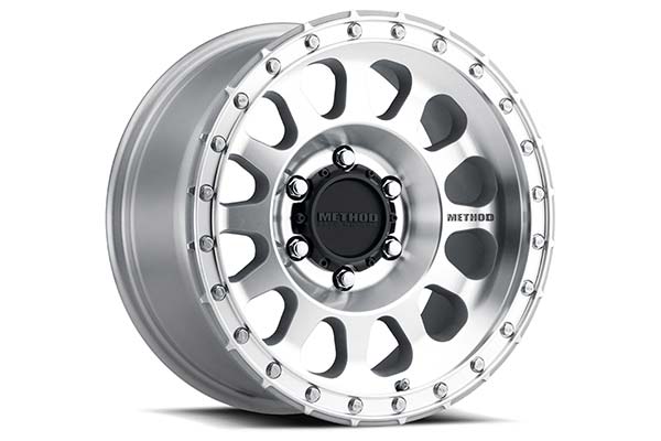 MR315, 17X9, -12MM OFFSET, 8X6.5, 130.81MM CENTERBORE, MACHINED/CLEAR COAT