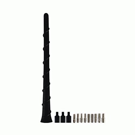 Metra- Rplc Rubber Mast Blk 8In Oem Wire Wound W/12 Adapt