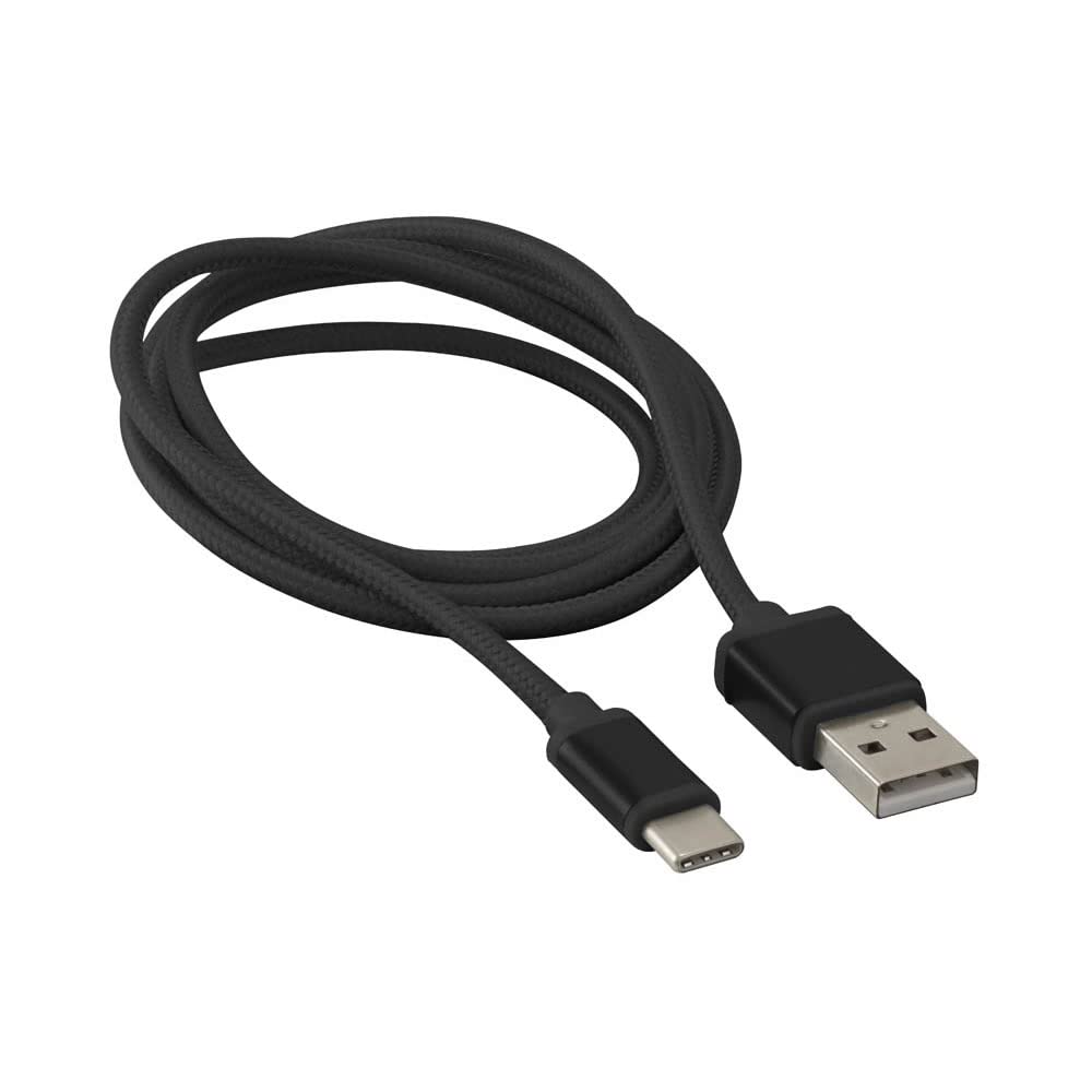 BLACK USB TYPE C CABLE 3FT