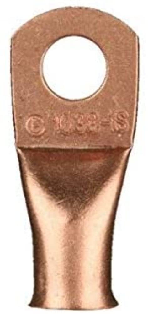 COPPER UNINSULATED RING TERMINAL 6 GAUGE 1/2 INCH