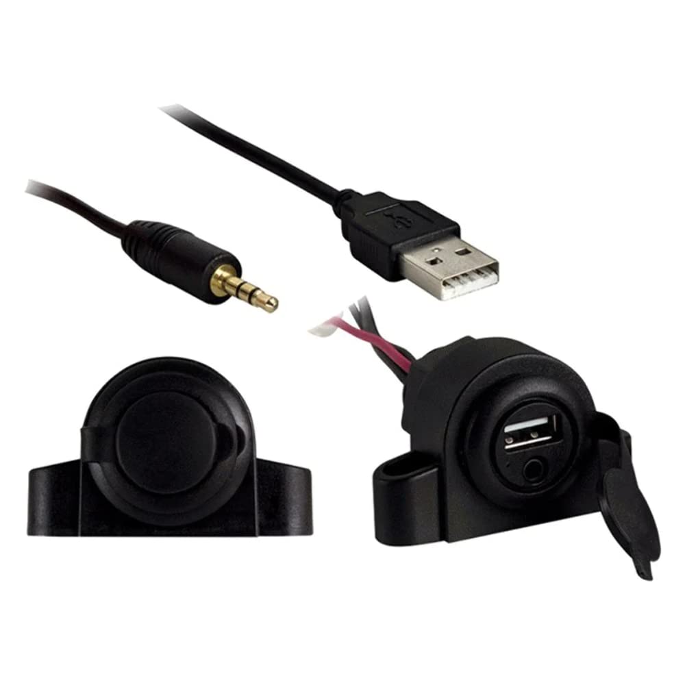 3.5MM AUX AUDIO INPUT WITH USB CHARGING EXT  RETAIL PACK