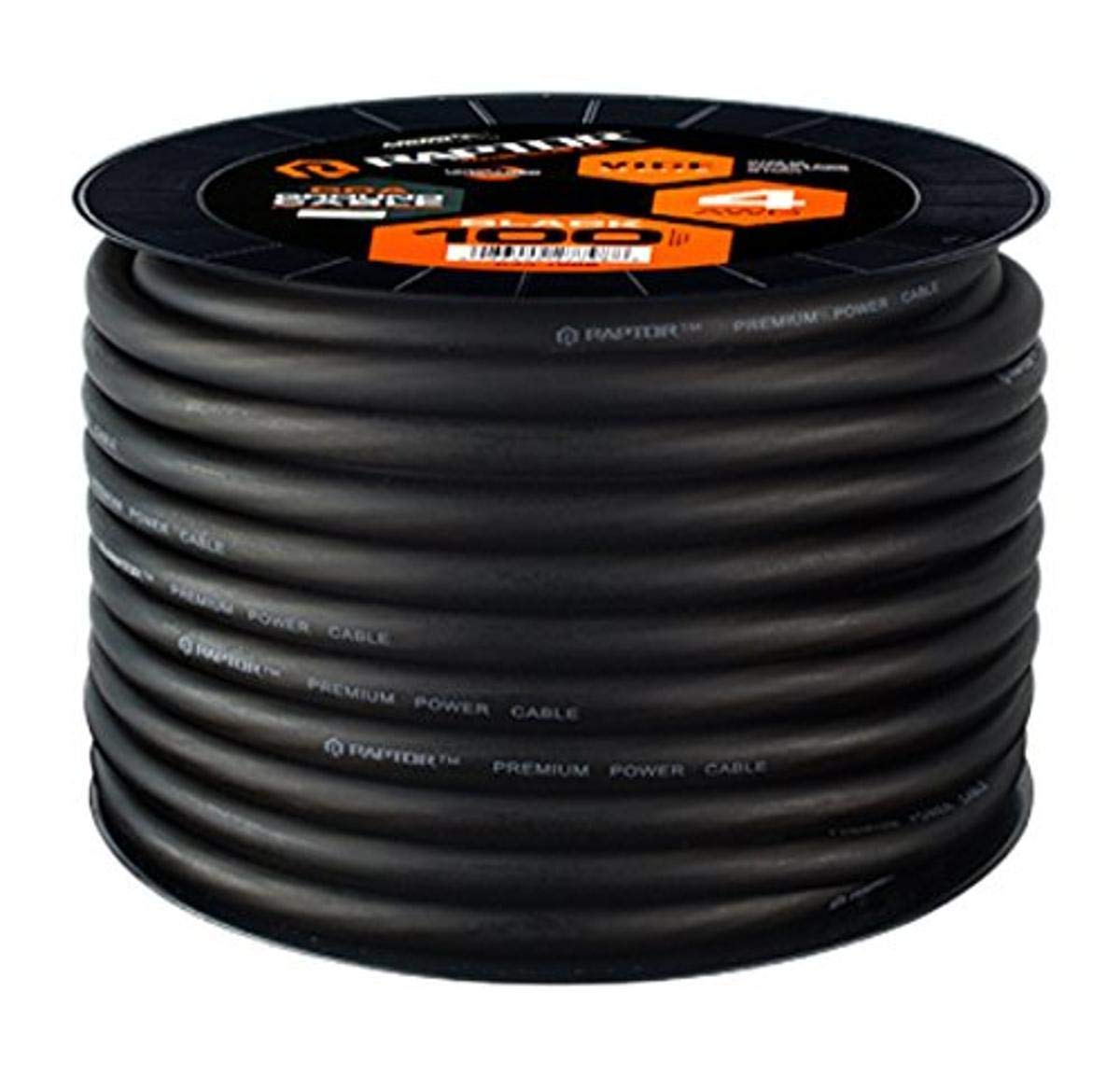 100FT 4 AWG BLACK CCA VICESERIES POWER CABLE