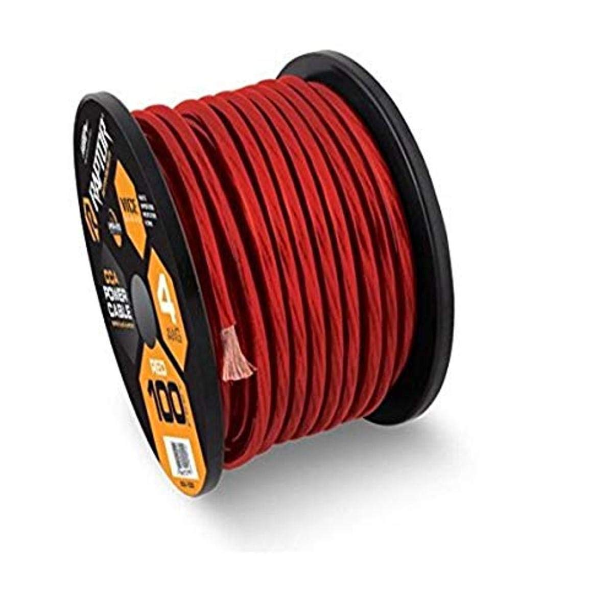 100FT 4 AWG RED CCA VICESERIES POWER CABLE