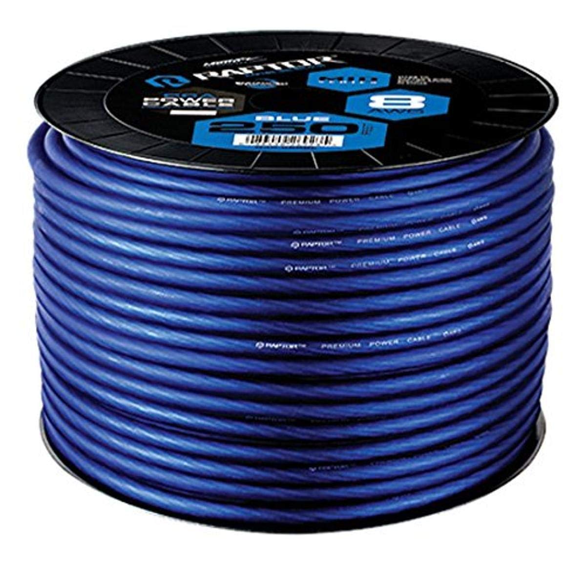 250FT 8 AWG BLUE CCA MIDSERIES POWER CABLE