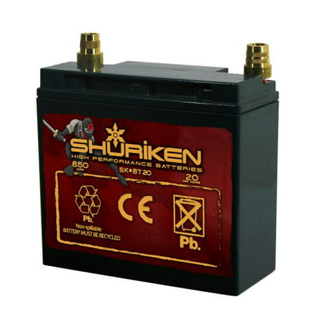 600W 20AMP HOURS COMPACT SIZE AGM 12V BATTERY
