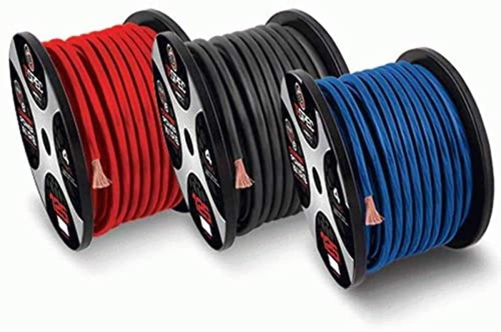 4 AWG 100FT BLUE OFC POWER WIRE  V8GT SERIES