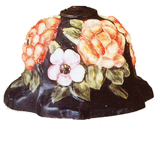 10"W Puffy Bonnet Floral Shade