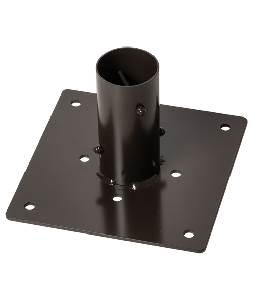 10"Sq X 6.5"H Flange Post Mount