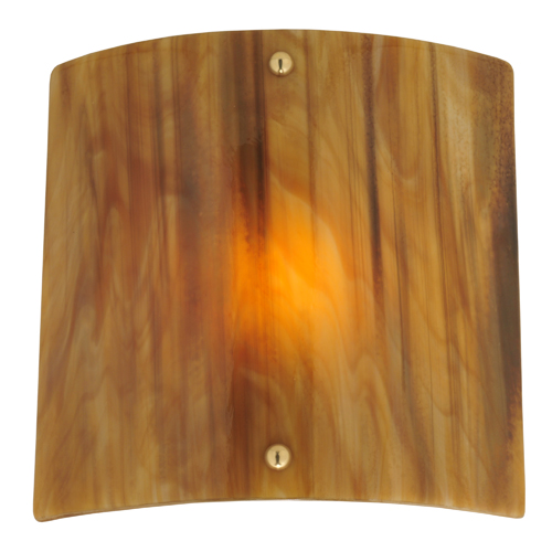 11"W Metro Fusion Marble Glass Panel Wall Sconce