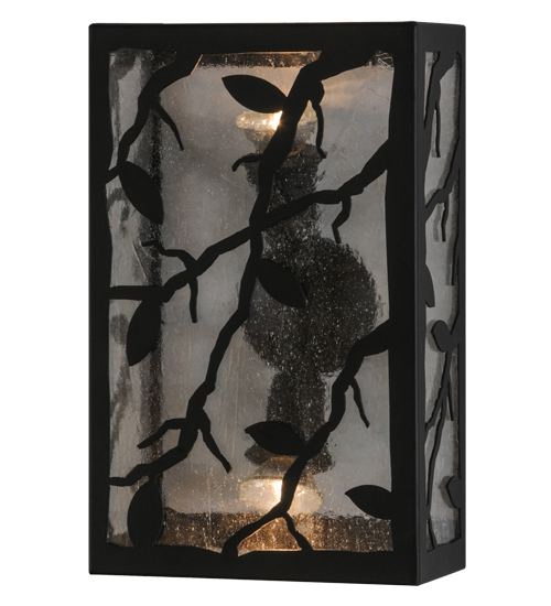 10"W Branches with Leaves Wall Sconce