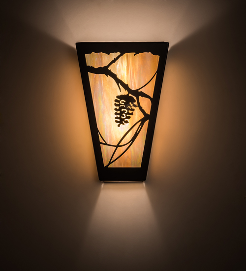 11" Wide Whispering Pines Wall Sconce