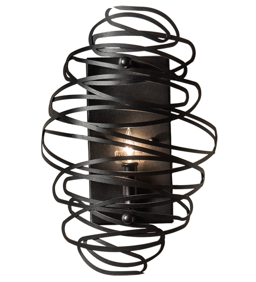 10" Wide Cyclone Wall Sconce