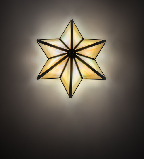 11" Wide Star Wall Sconce