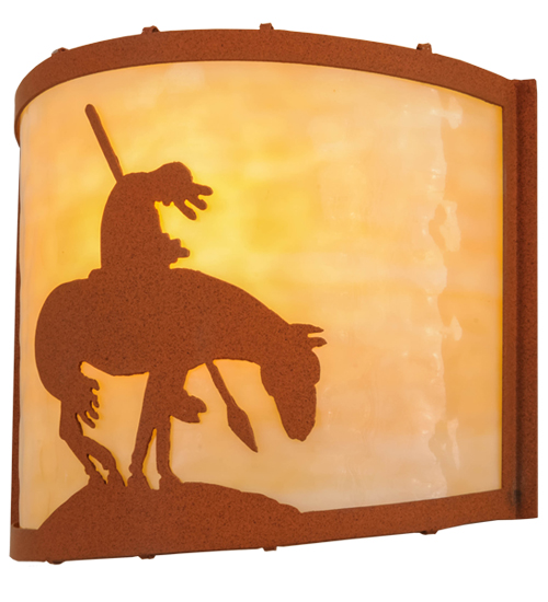 11"W Trail's End Wall Sconce