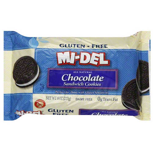 Mi-Del Chocolate Sandwich Cookies (12x8 Oz)
