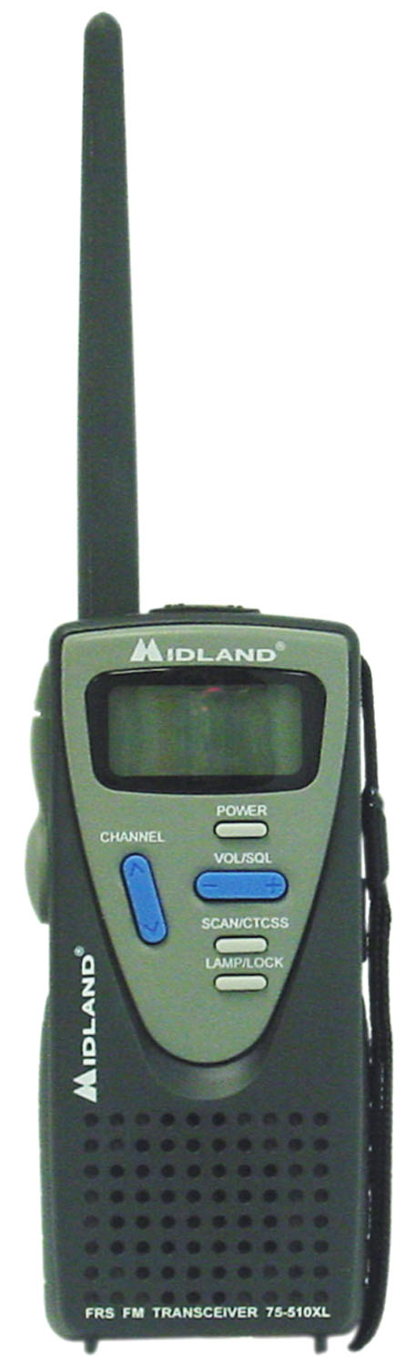 Midland - 14 Channel Frs Radio With Vox. Comes With Nicad Batteries & Charger