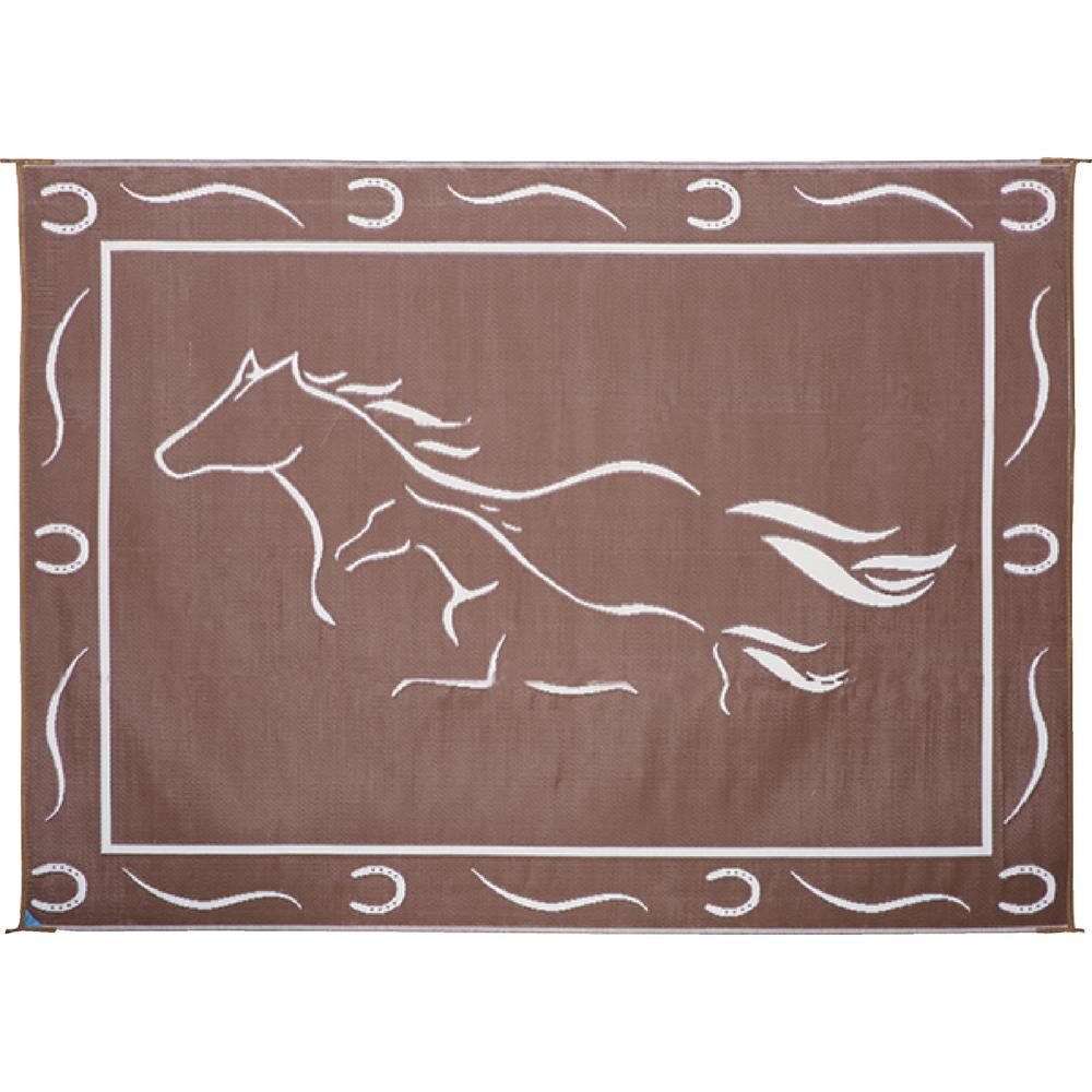 Galloping Horses Mat, /, 8' X 18' With Carrying Bag