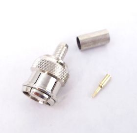 Quick Disconnect Tnc Crimp On Connector For Rg58 Coax Cable