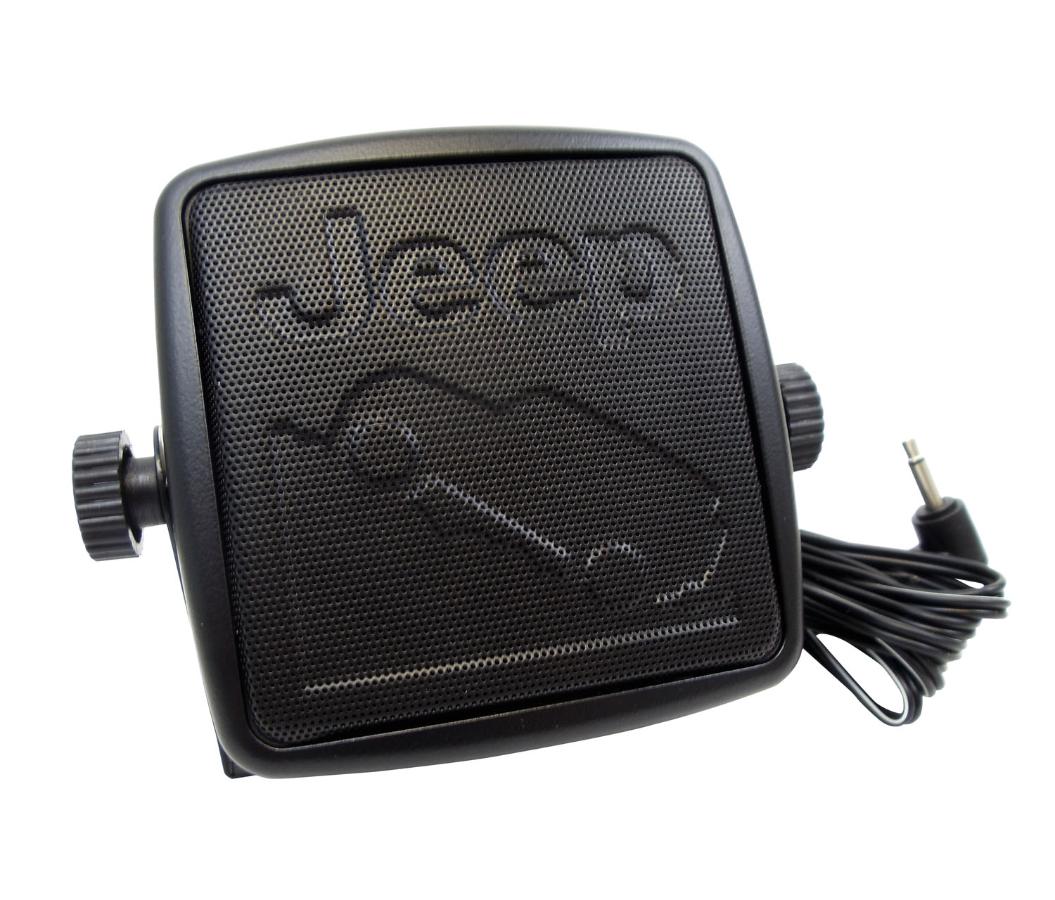 Mopar Jeep Official Licensed 2-3/4" - 8Ohm 6 Watt Wedge Design Extension Speaker With Mounting Bracket, 6 Foot Cord & 3.5Mm Plug