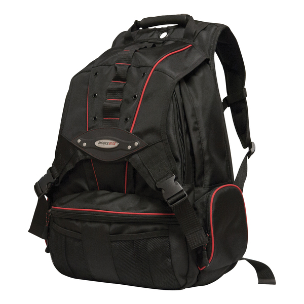 17.3" Premium Backpack Black Red