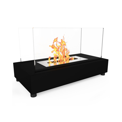 Vigo Table Top Ethanol Fireplace Black