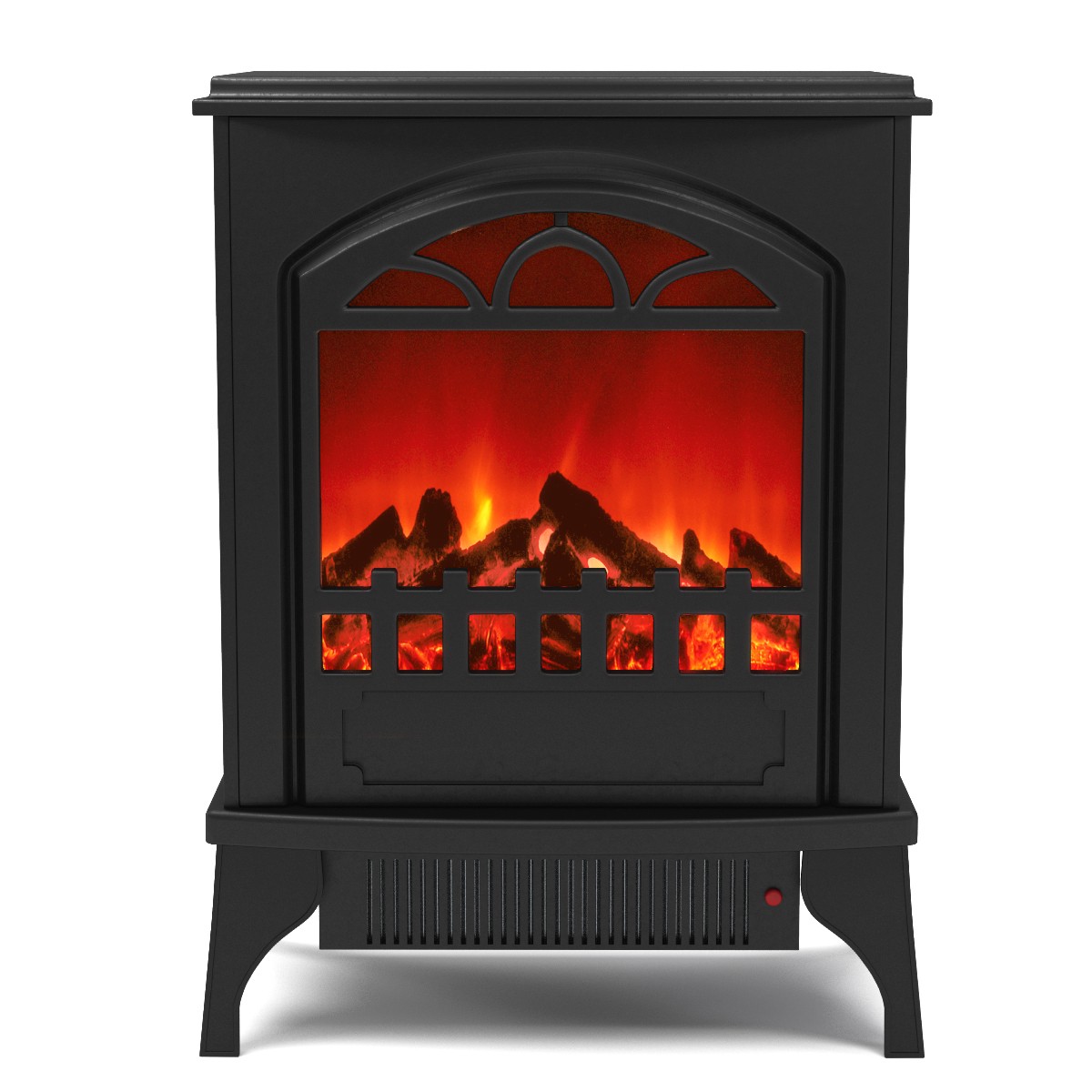 Phoenix Electric Fireplace Free Standing Portable Space Heater Stove