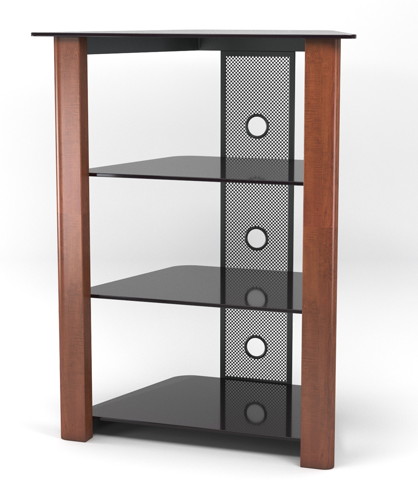 Ashton Multi-Level Component Stand in Wood Cherry