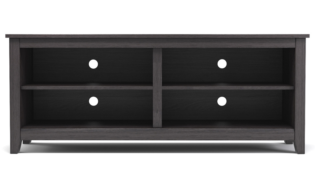 Mission 58" Wood TV Console in Charcoal