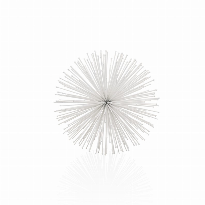Erizo Spiked Sphere - Medium White
